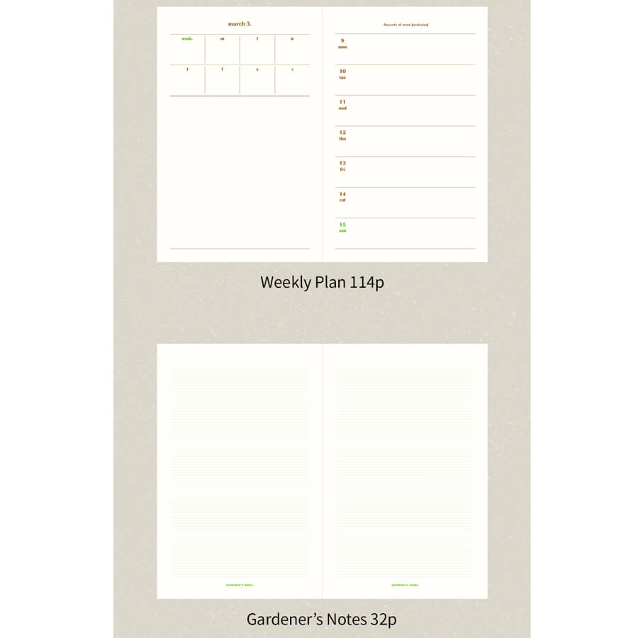 2026 B6 Slim Weekly Planner