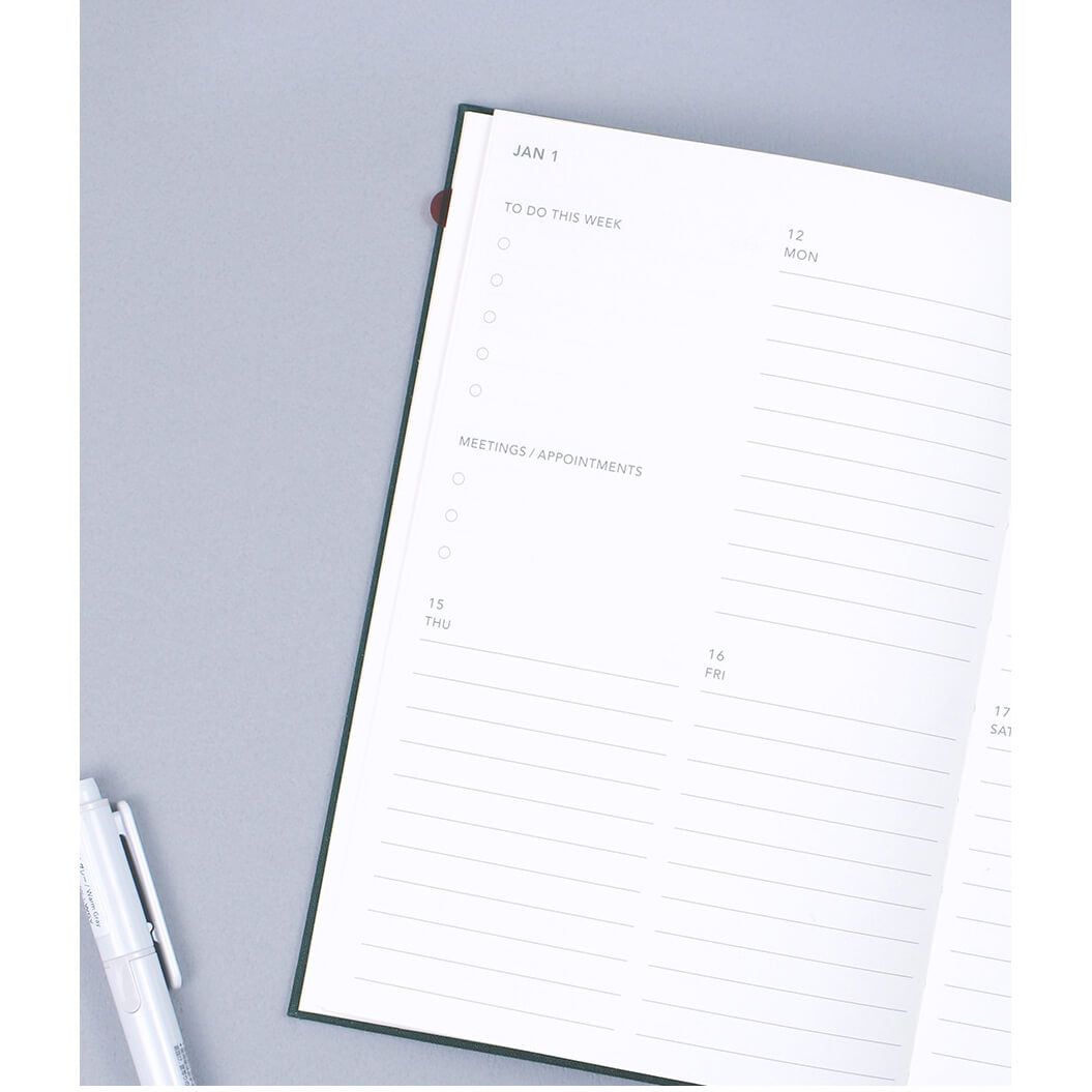 2026 B6 Slim Planner Hardcover